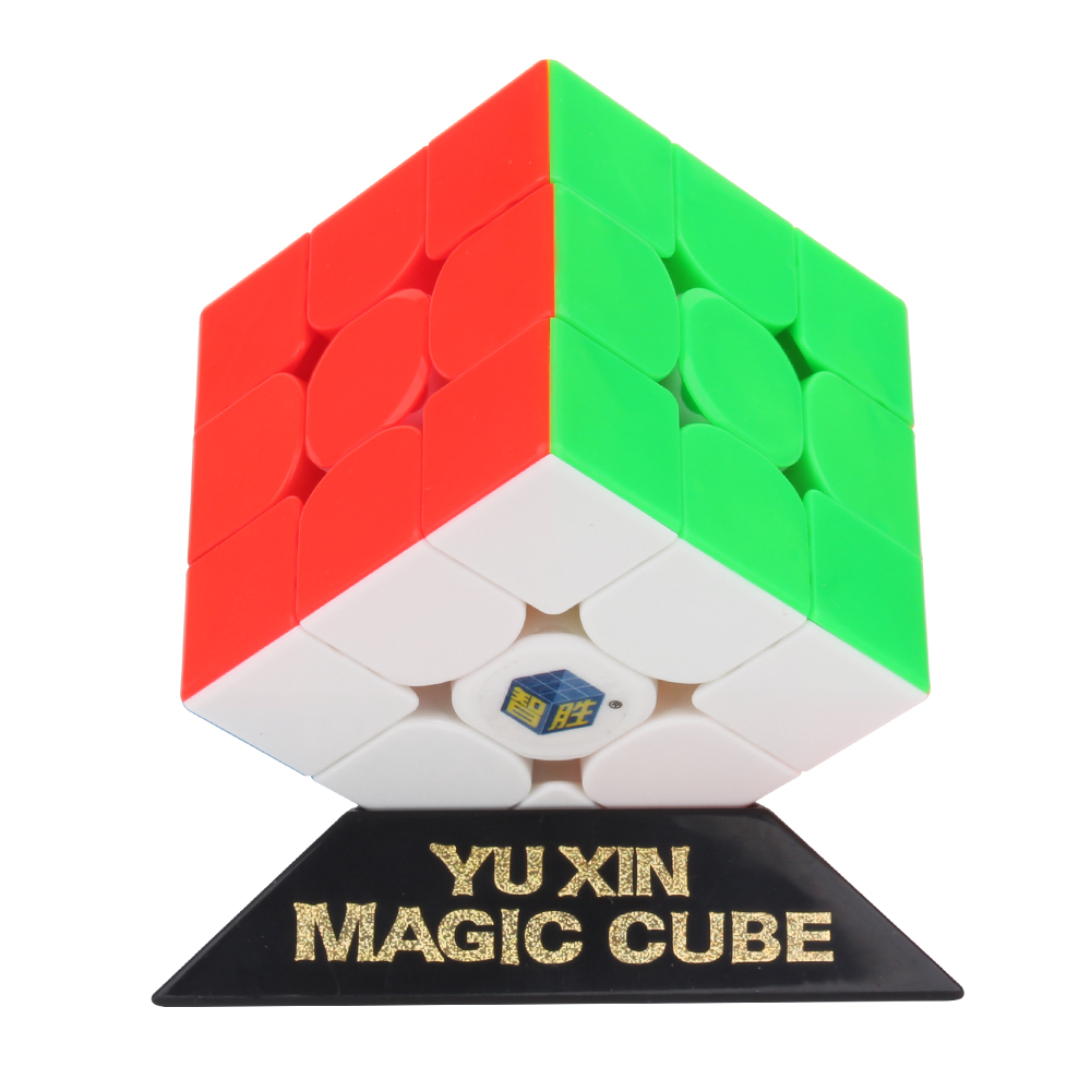 裕鑫黄龙磁力三阶魔方，货号 1523M，产品外观展示