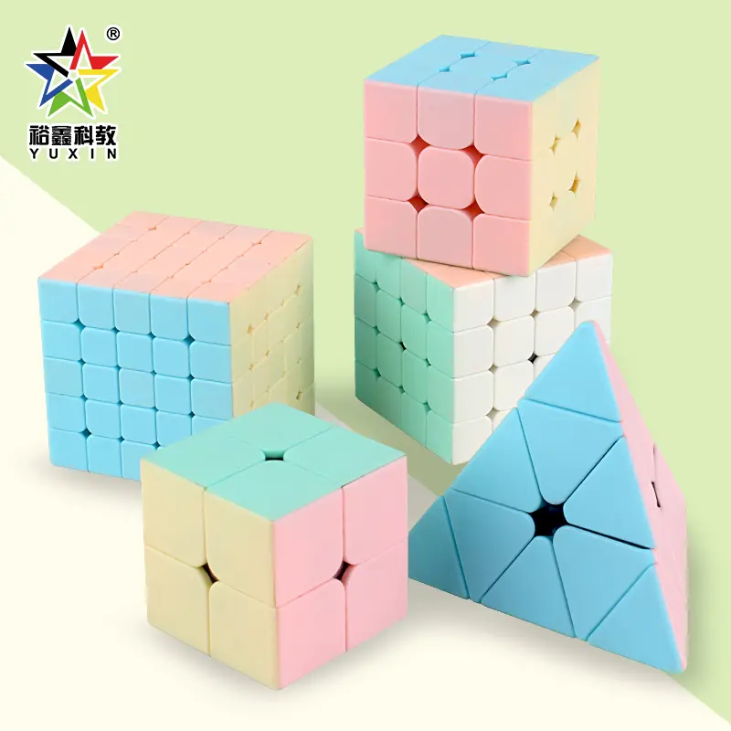 裕鑫马卡龙二阶魔方，货号 1684，产品外观展示