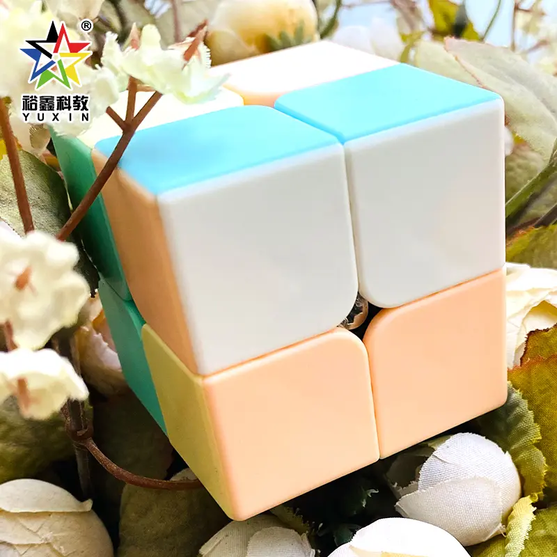 裕鑫马卡龙PVC二阶魔方，货号 1707，产品外观展示